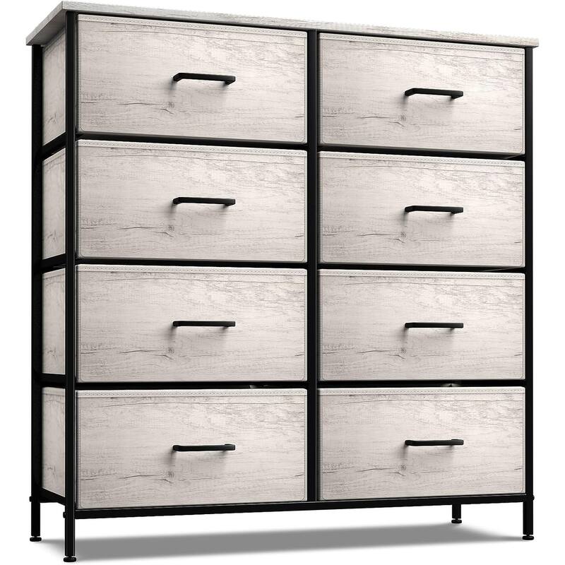 Dressers for Bedroom with 8 Drawers, Chest of Drawers for Bedroom - Greige - 8-drawer