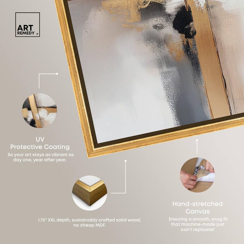Gilded Rupture I Canvas by Art Remedy