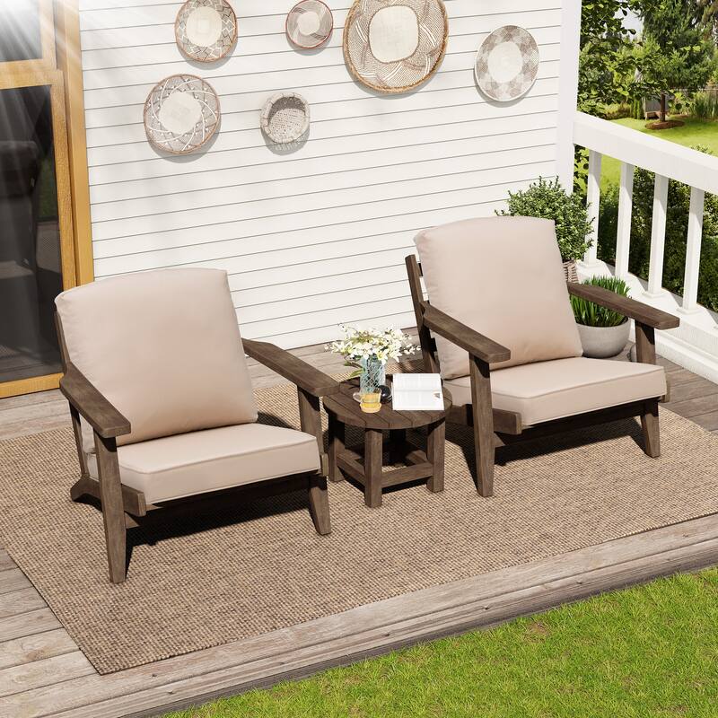 21 W x 22 D in. Deep Seat Outdoor Cushion Set by Crestlive Products