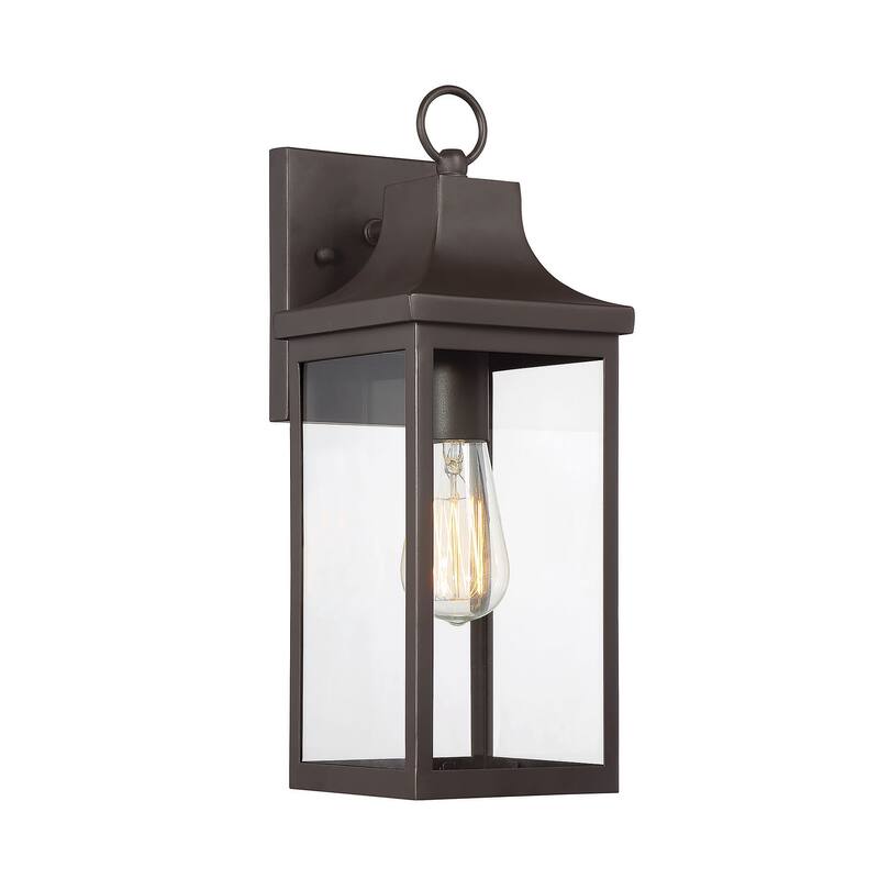 Bellevue Single Light 15" Tall Outdoor Wall Sconce