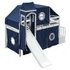 preview thumbnail 11 of 18, Playhouse Twin Size Bunk Bed with Slide Pink Tent and Tower, Blue