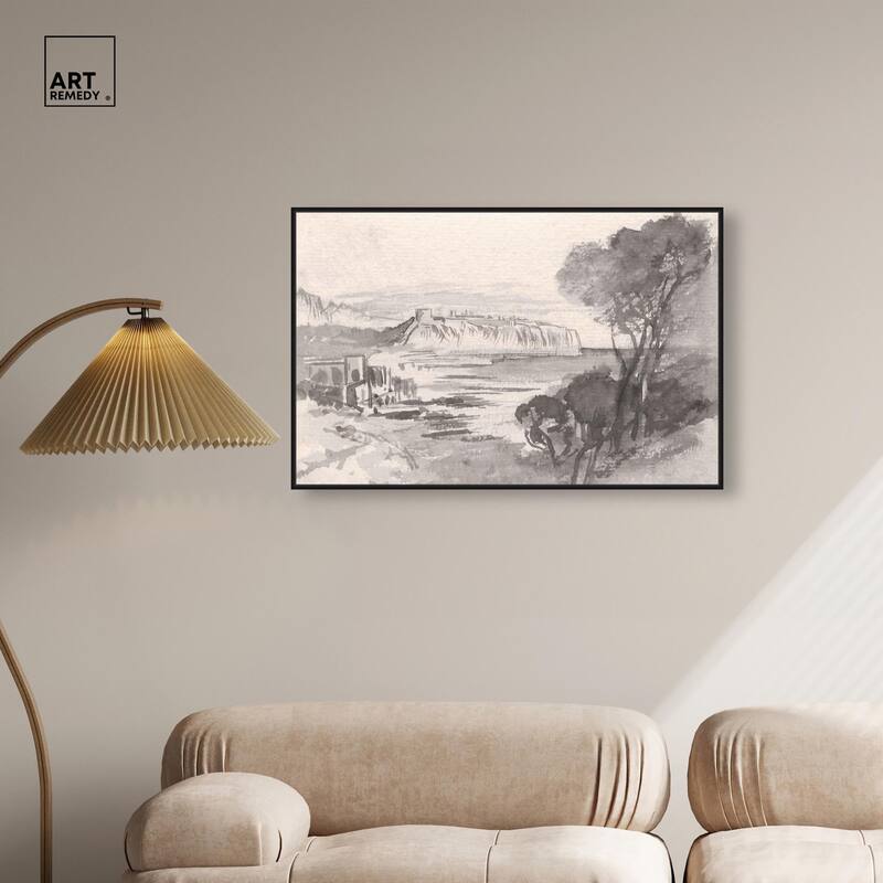 View across a Monaco Canvas by Art Remedy