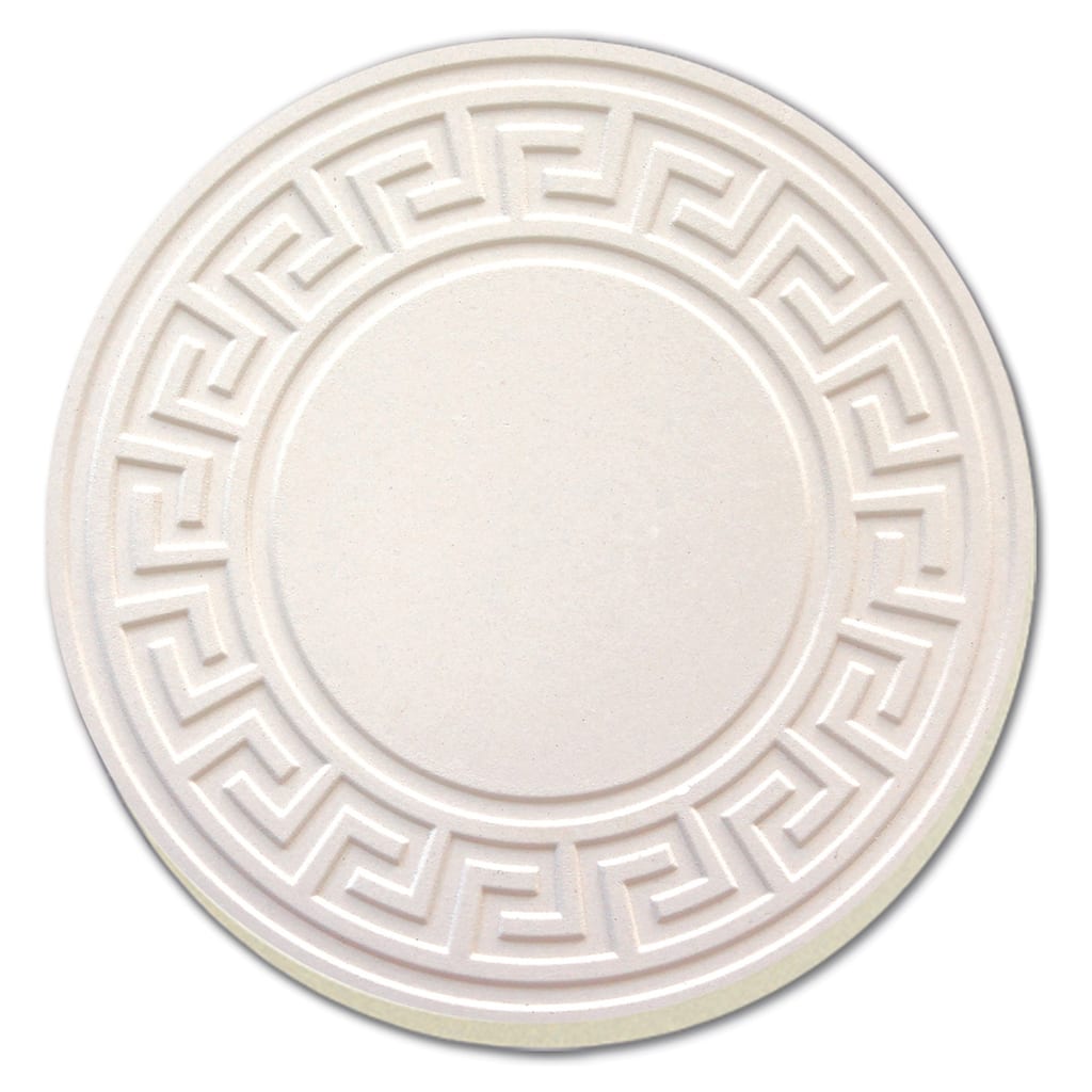 Counter Art Round Coasters Set of 4 - Embossed"4" - 4x4