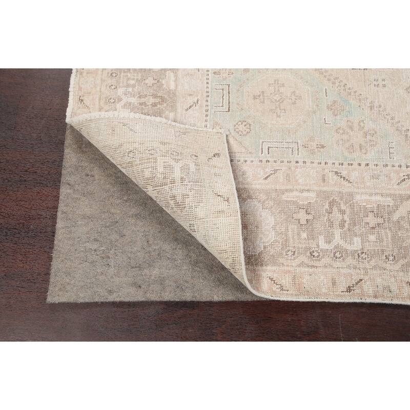 Geometric Traditional Tabriz Persian Area Rug Wool Hand-knotted - 6'8" x 9'8"