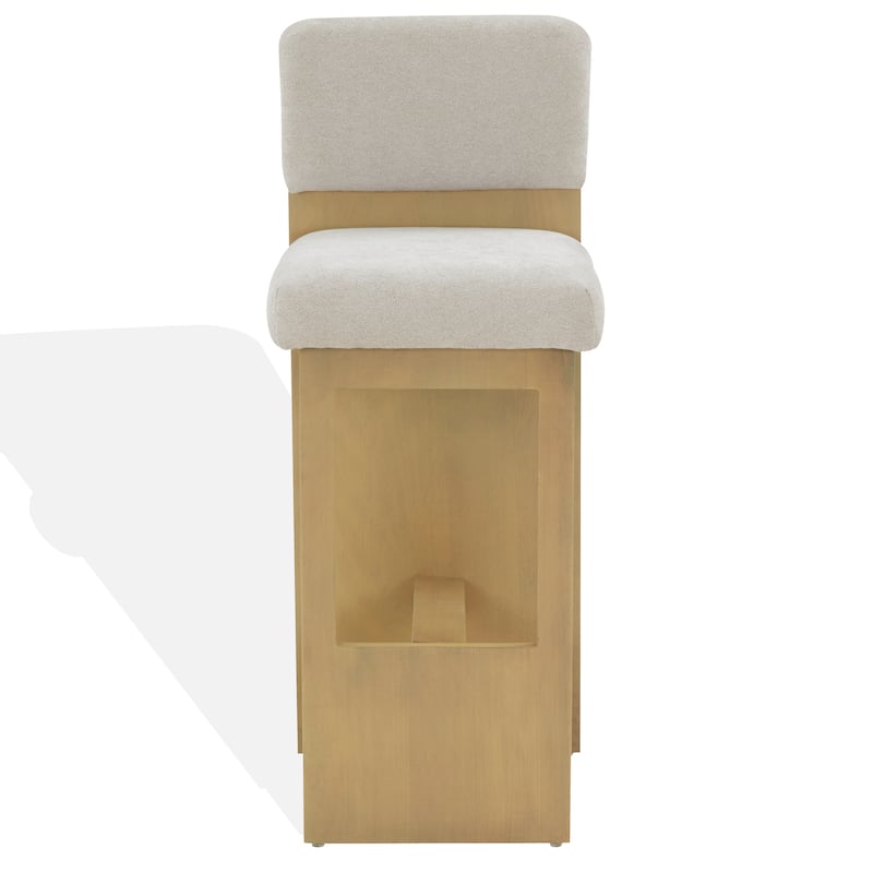 SAFAVIEH Couture Naja Modern 30-inch Barstool - 17"W x 23"D x 41"H