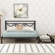 preview thumbnail 2 of 7, Full Size Modern Easy to Install Size Metal Platform Bed with 2 Drawers and Headboard