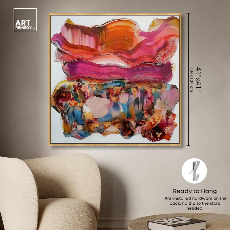 Flow State II Canvas by Art Remedy