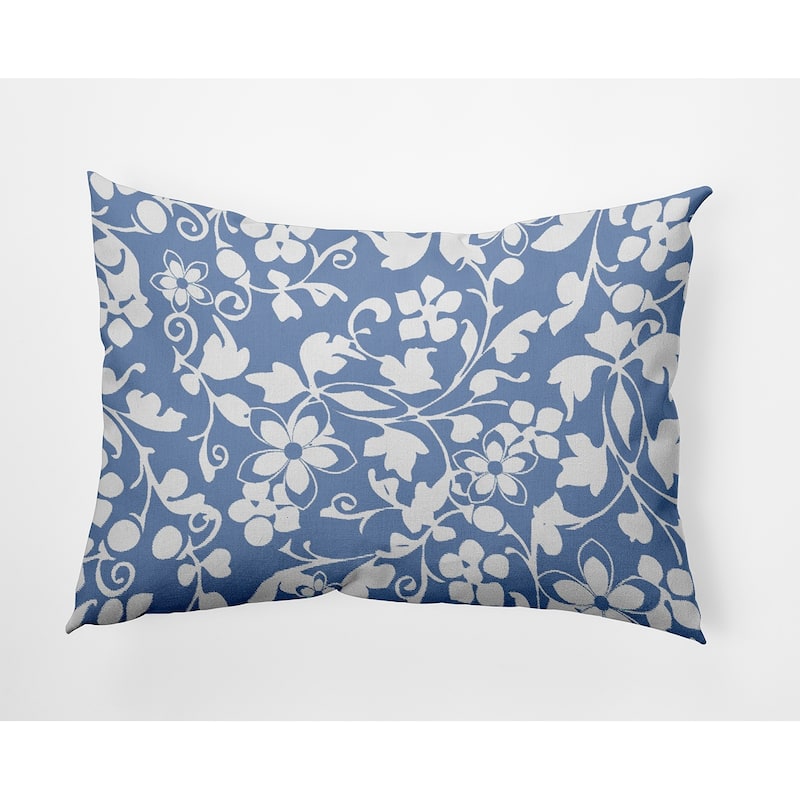 Evelyn Decorative Throw Pillow - Cornflower - 14" x 20"