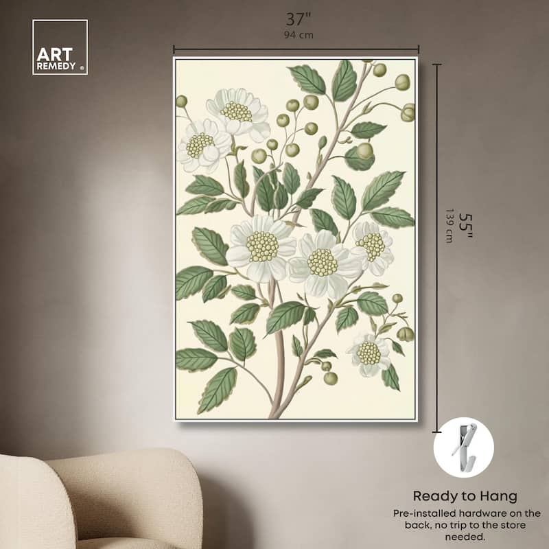 White Cherokee IV Canvas by Art Remedy