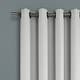 preview thumbnail 26 of 30, Porch & Den Limpus Faux Linen Grommet Top Blackout Curtain Panel
