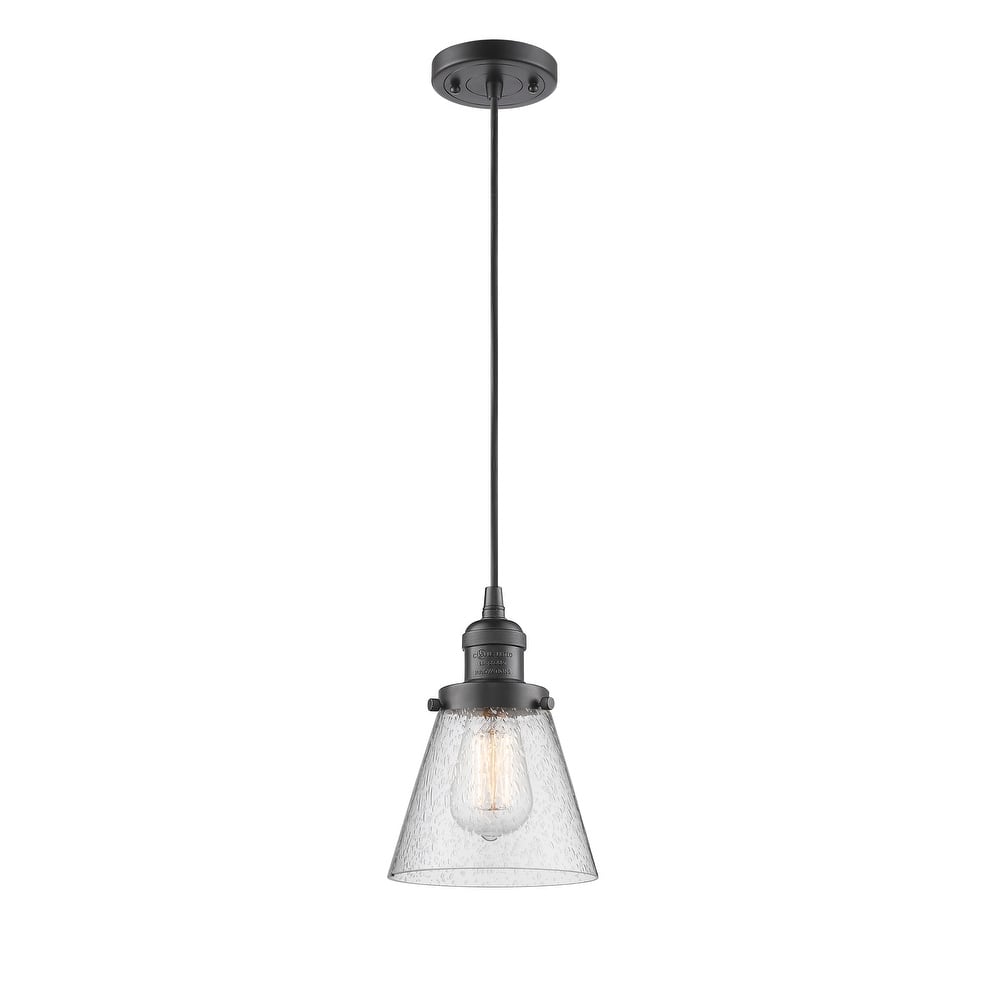 Innovations Lighting Franklin Restoration Cone - 1 Light 6" Cord Hung Mini Pendant