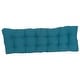 preview thumbnail 69 of 94, Solid Twill Tufted Indoor Bench Cushion (Multiple widths from 42 to 60 inch)