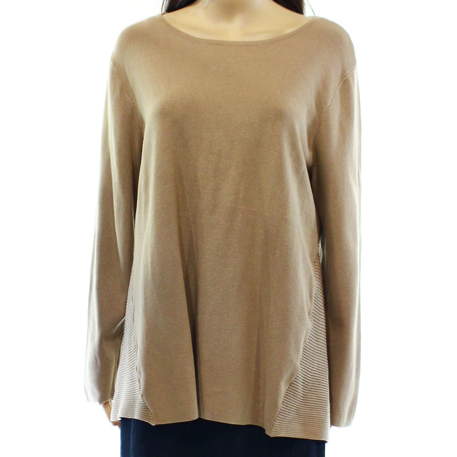 alfani ribbed tunic sweater