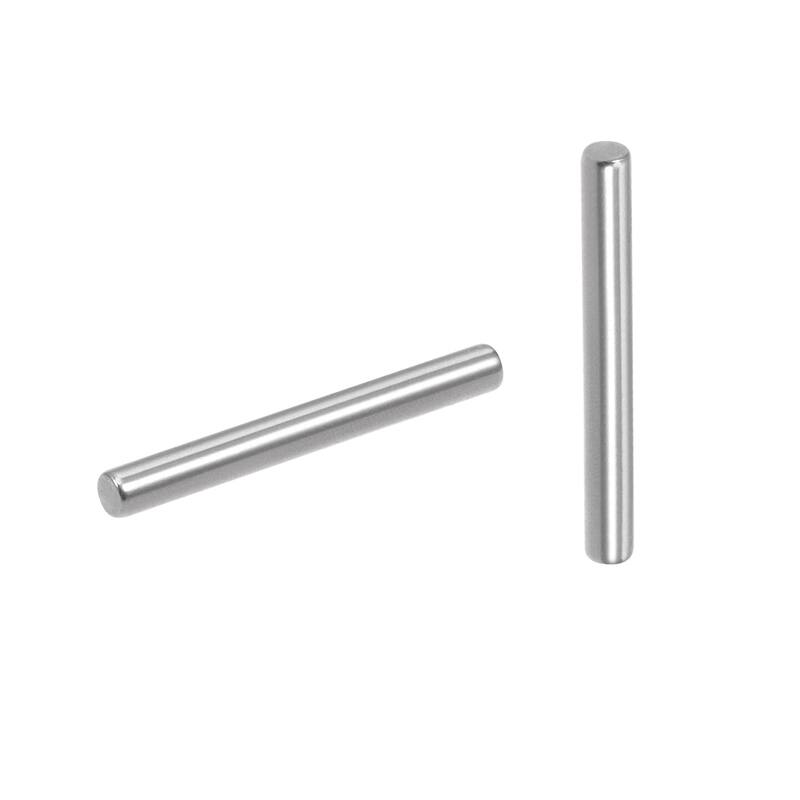 100Pcs 2x18mm Dowel Pin 304 Stainless Steel Shelf Support Silver Tone - Silver Tone - 18mm 100Pcs
