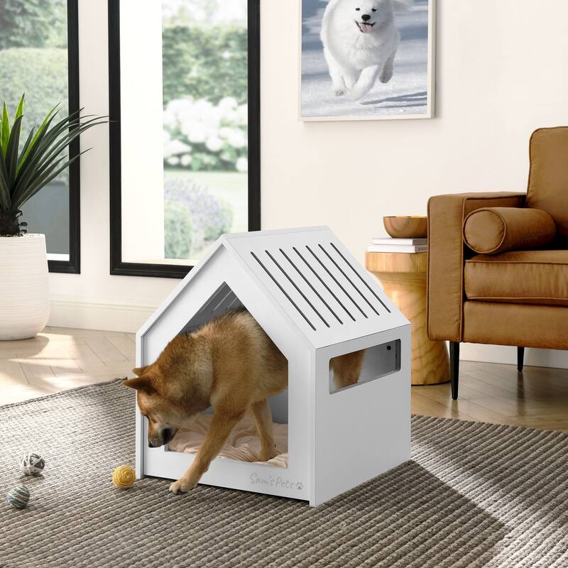 Forest 23'' Dog House In White Oak - 23