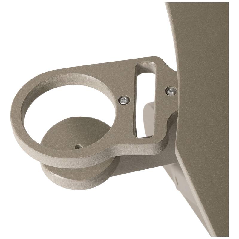 Laguna Outdoor Folding Adjustable Adirondack Chair with Cup Holder & Hideaway Ottoman (Set of 2)