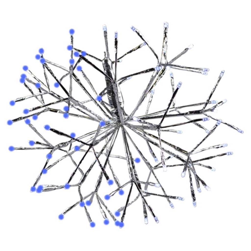 Celebrations LED Blue/Pure White Shimmering Sphere 12 in. Hanging Decor - Blue