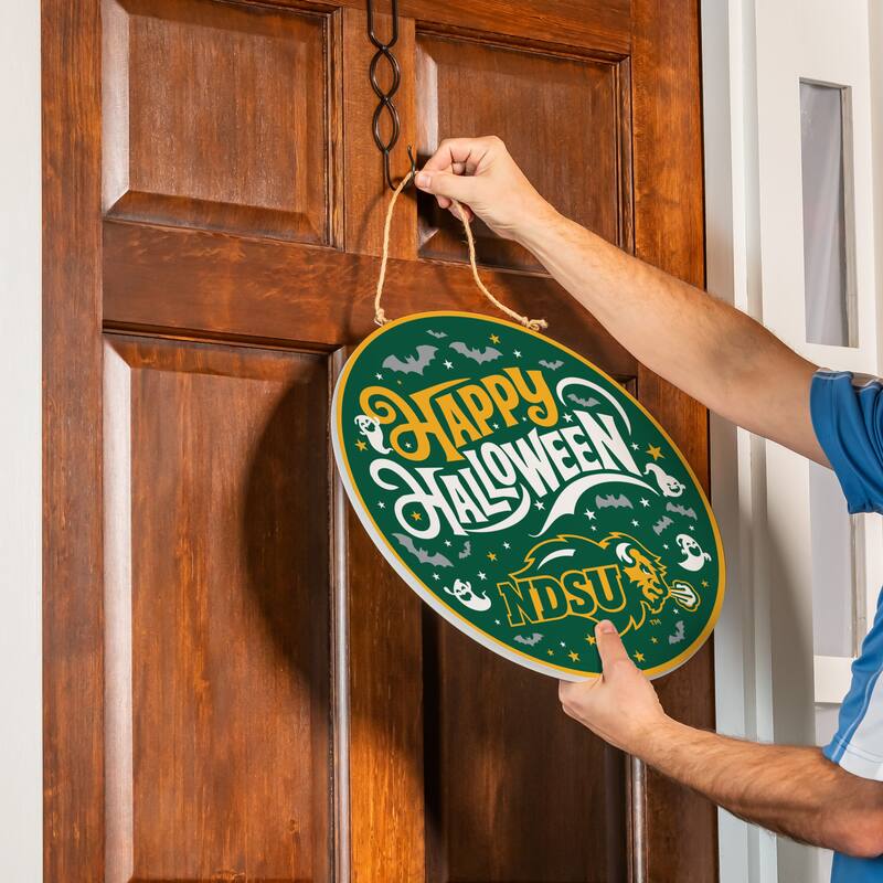 North Dakota State University 18" x 18" Halloween Door Décor Wall Sign