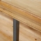 preview thumbnail 6 of 74, Brown Wood 3 Shelves Shelving Unit - 48 x 17 x 34