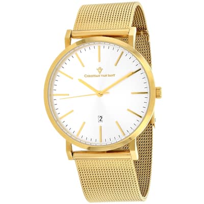 Christian Van Sant Men's Paradigm Silver Dial Watch - CV4325 - 6 (36)