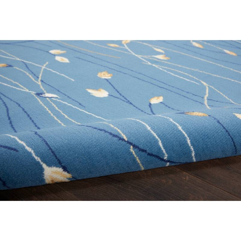 Nourison Grafix Floral Botanical Transitional Area Rug
