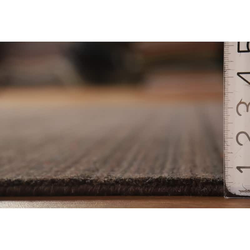 Hand Knotted Oriental 100% Wool Carpet Tribal Tribal Brown Gabbeh Area Rug - 8' 3'' X 5' 3''