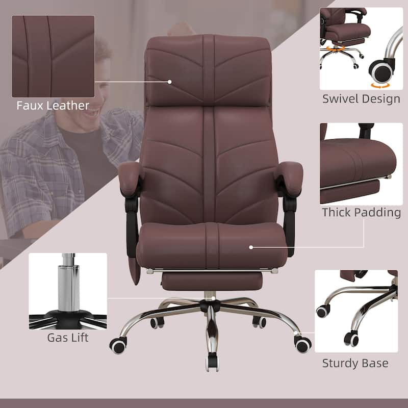 Executive Massage Office Chair with 4 Vibration