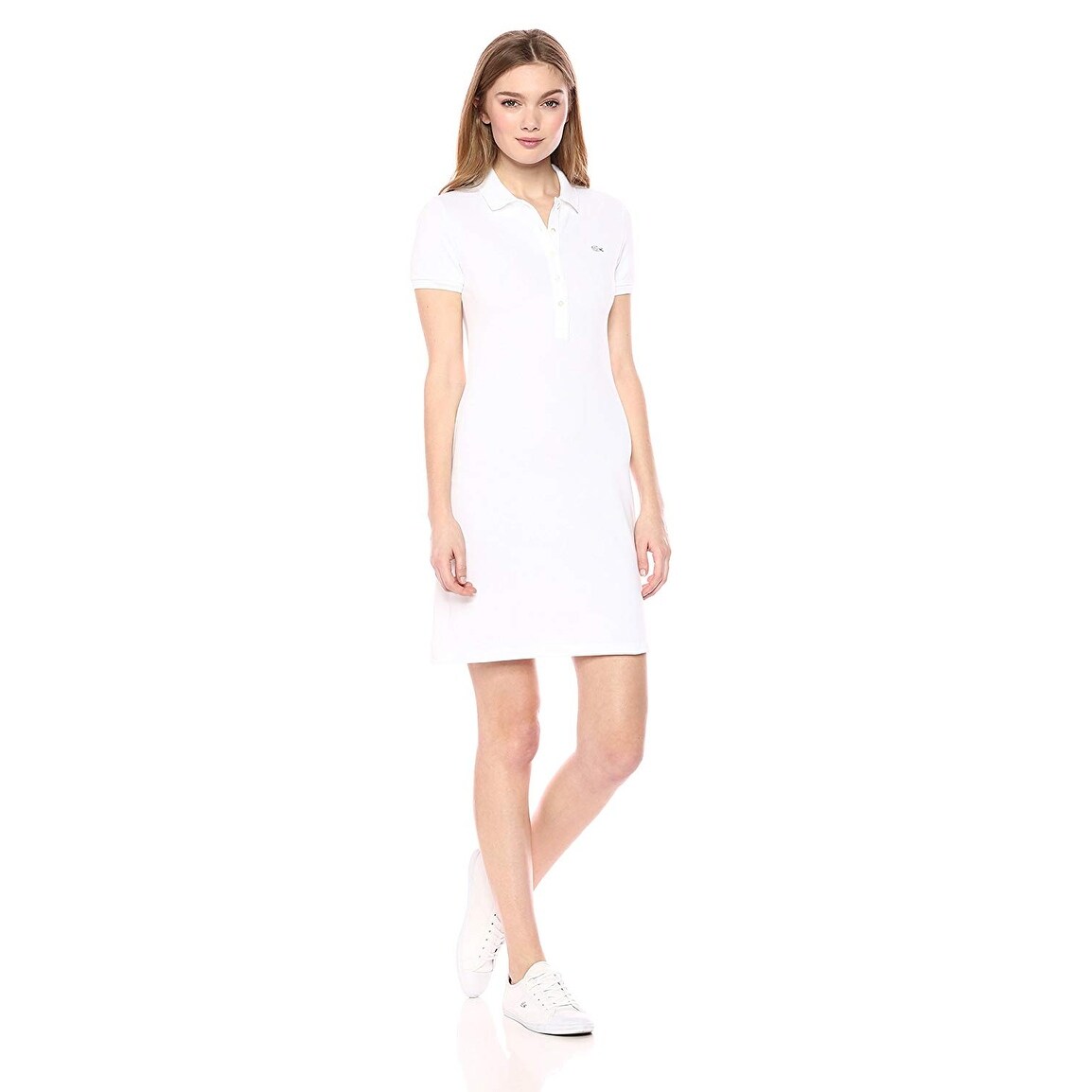 lacoste white dress