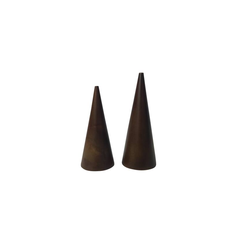 Extra Large Mango Wood Christmas Tree - 7" - Chocolate Brown