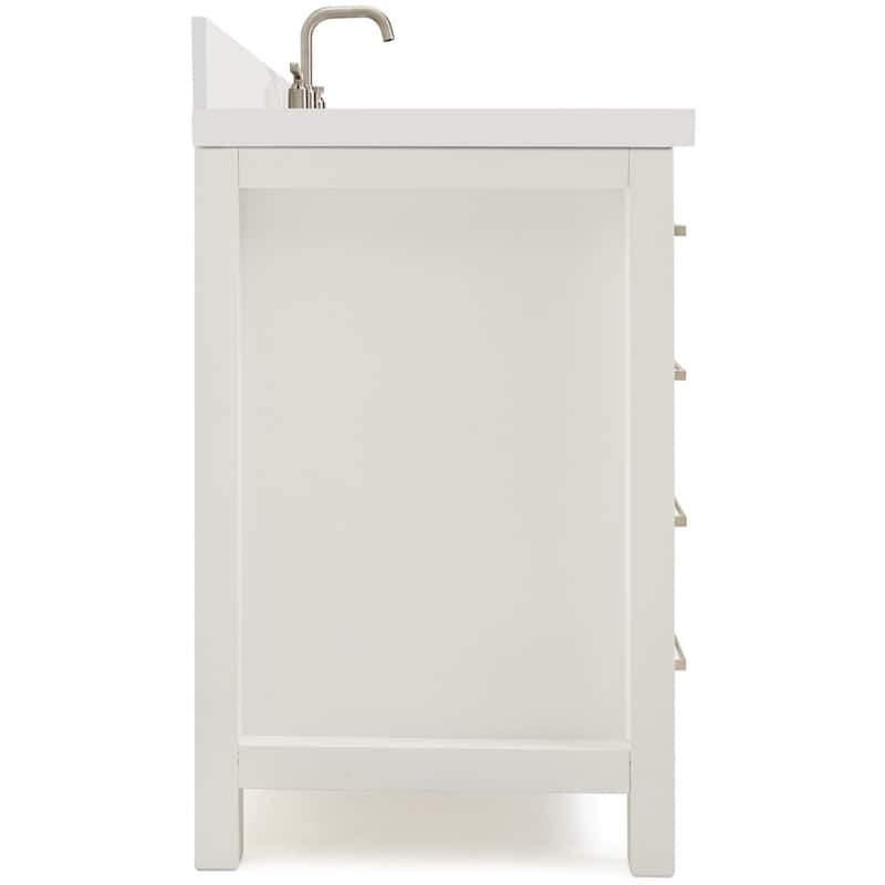 Ariel H037SRWQRVO Bristol 36" Thick Quartz Vanity Top