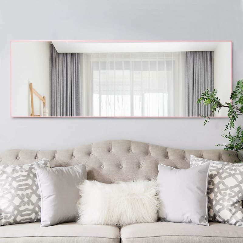 Dovelina Modern Full Length Floor Mirror - Freestanding Vanity Mirror for Bathroom or Living Space
