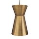 preview thumbnail 5 of 4, Uttermost 21617 Crocker 15" Wide Pendant with Wood Accent