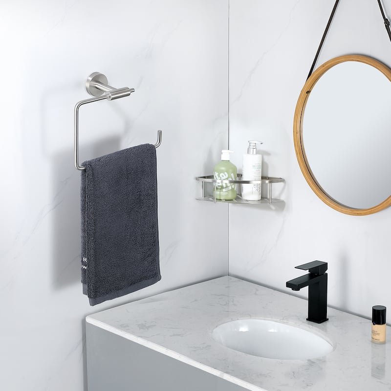 Wall Mounted Towel Ring Towel Holder in Stainless Steel