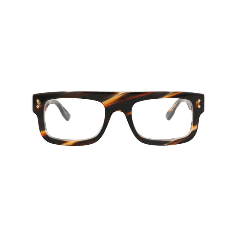Gucci Square-Frame Acetate Optical Frames - Havana Havana Transparent - Multi