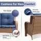 preview thumbnail 23 of 22, Outdoor Furniture Loveseat Couch High Back Wicker Sofa