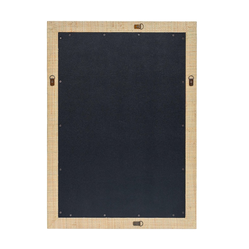 Indigo Road by Egypt Sherrod x East at Main Gia Raffia Rectangular Mirror