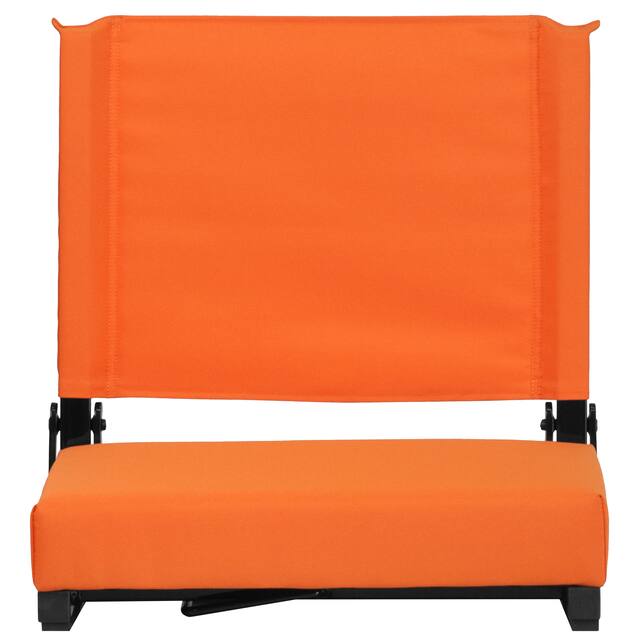 2 Pack 500 lb. Rated Lightweight Stadium Chair-Handle-Padded Seat