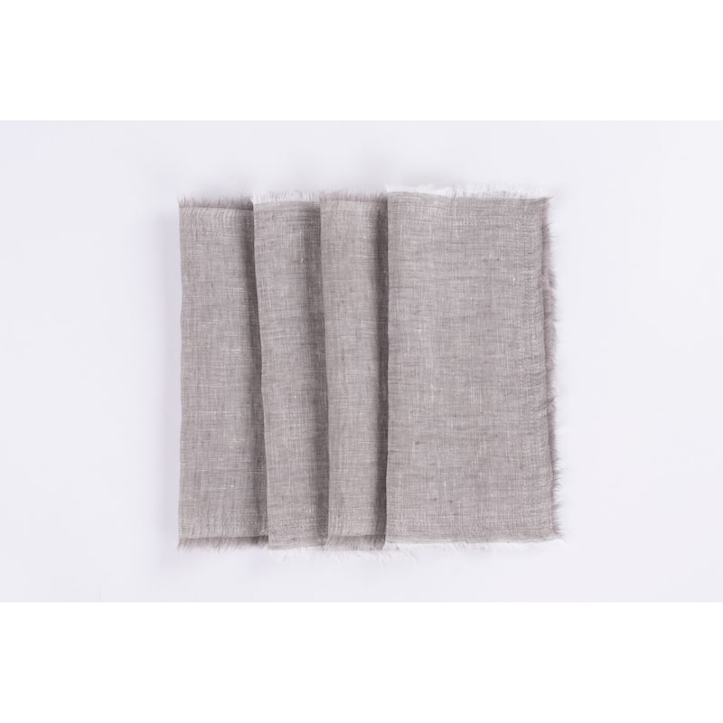 Brighton, Linen Cocktail Napkin Set (Set of 4)