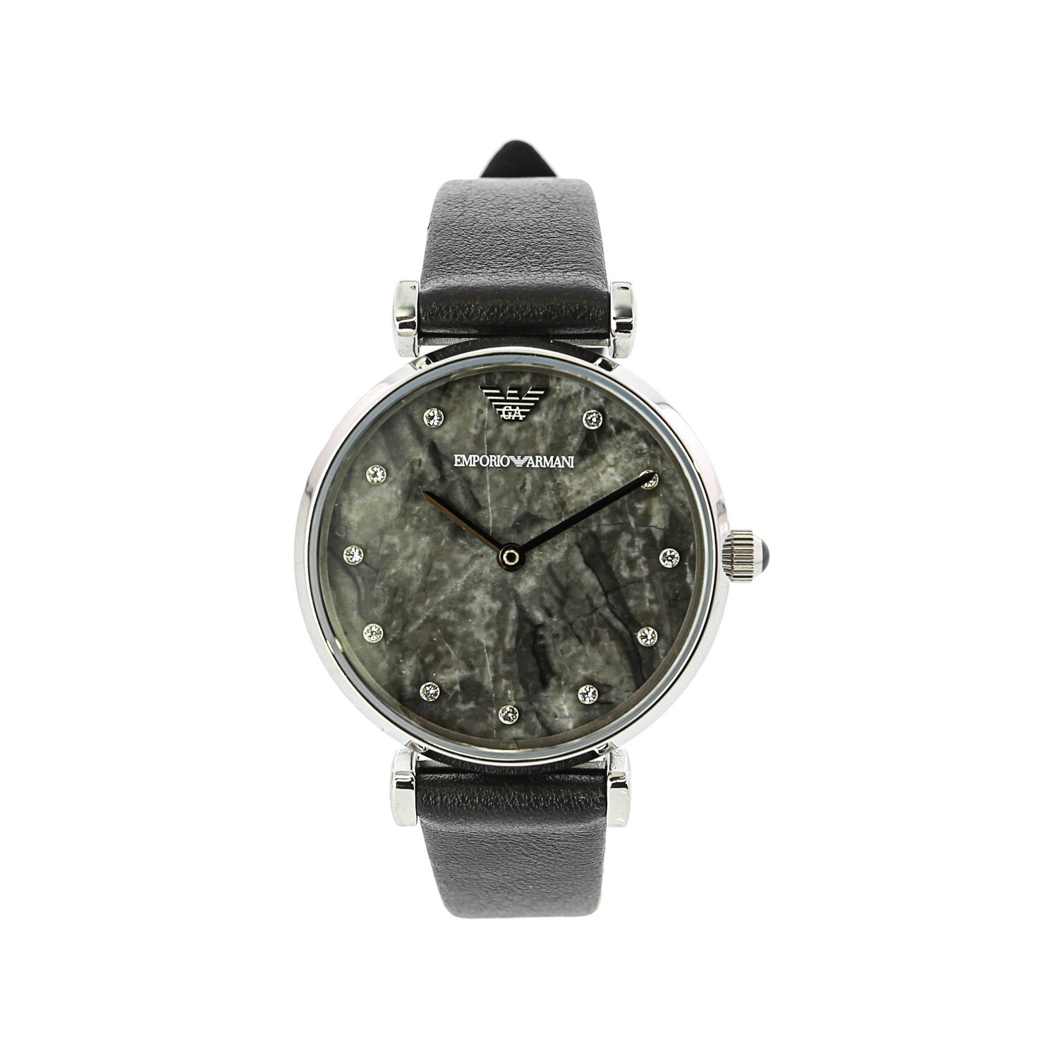 armani women's silver watch