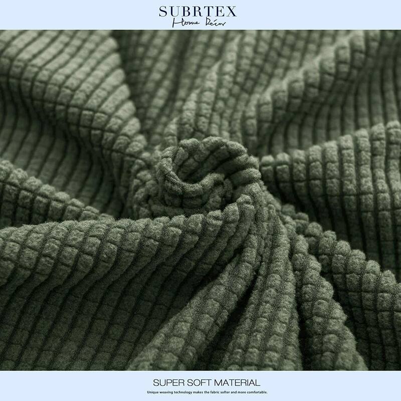Subrtex 2 Piece Loveseat Slipcover Stretch Spandex Furniture Protector