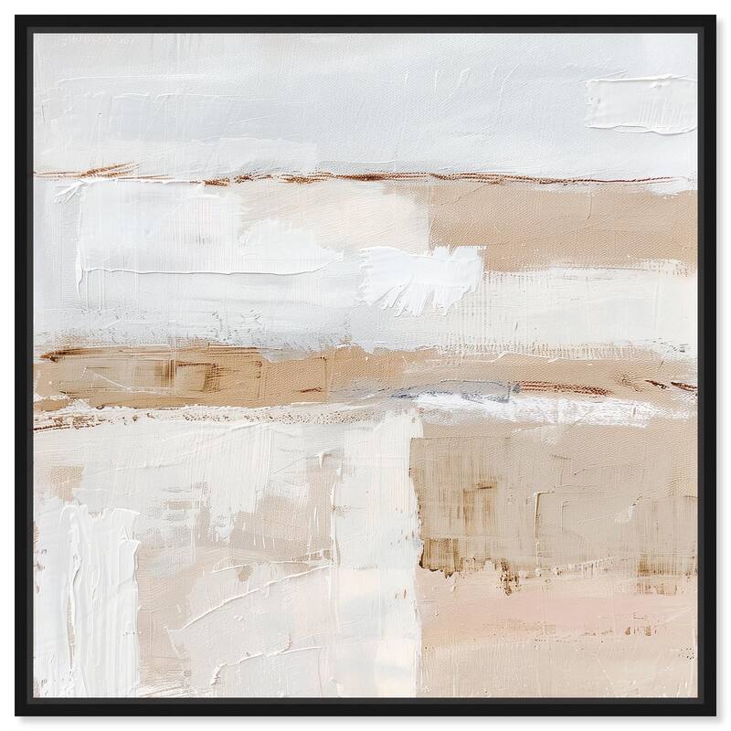 Sediment Planes I Canvas by Art Remedy - 40" x 40" - Black