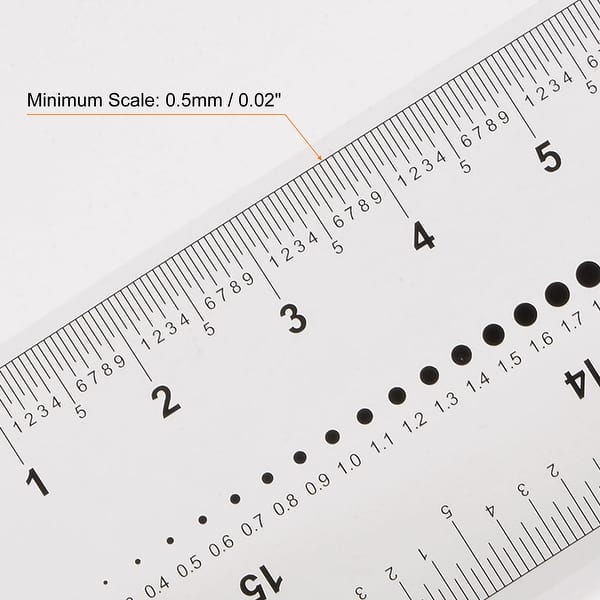 Film Flexible Ruler PET Plastic Folding Straight Ruler Calibration Soft ...