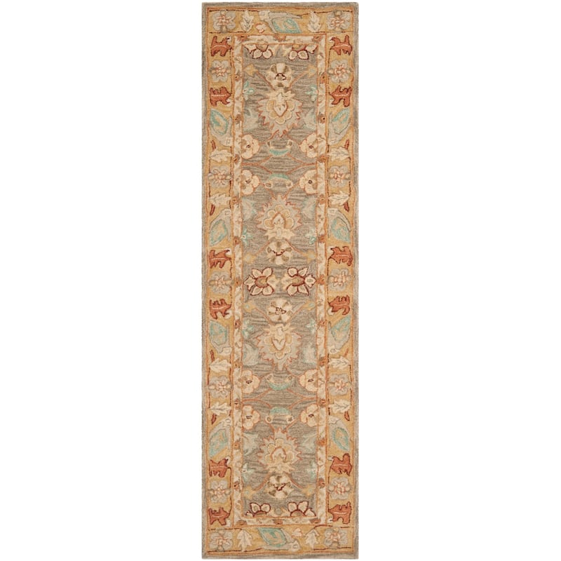 SAFAVIEH Handmade Anatolia Celyne Traditional Oriental Hand-spun Wool Rug