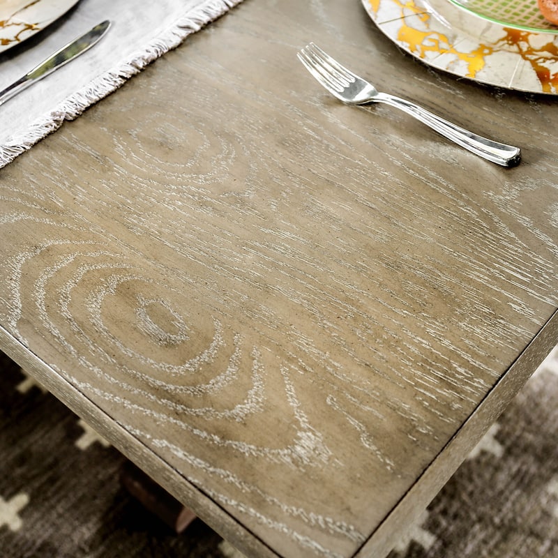 The Gray Barn Windswept Rustic 90-inch Wood Expandable Dining Table