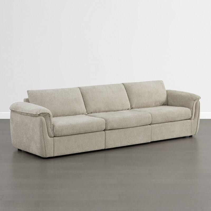 Spruce & Spring Modular Sectional Sofas with Optial Storage Console for Living Room