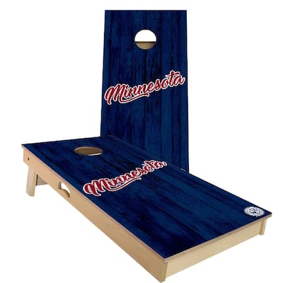 Minnesota Vintage Baseball Outdoor Cornhole Board Set