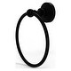 preview thumbnail 1 of 0, Allied Brass Waverly Place Collection Towel Ring Matte Black