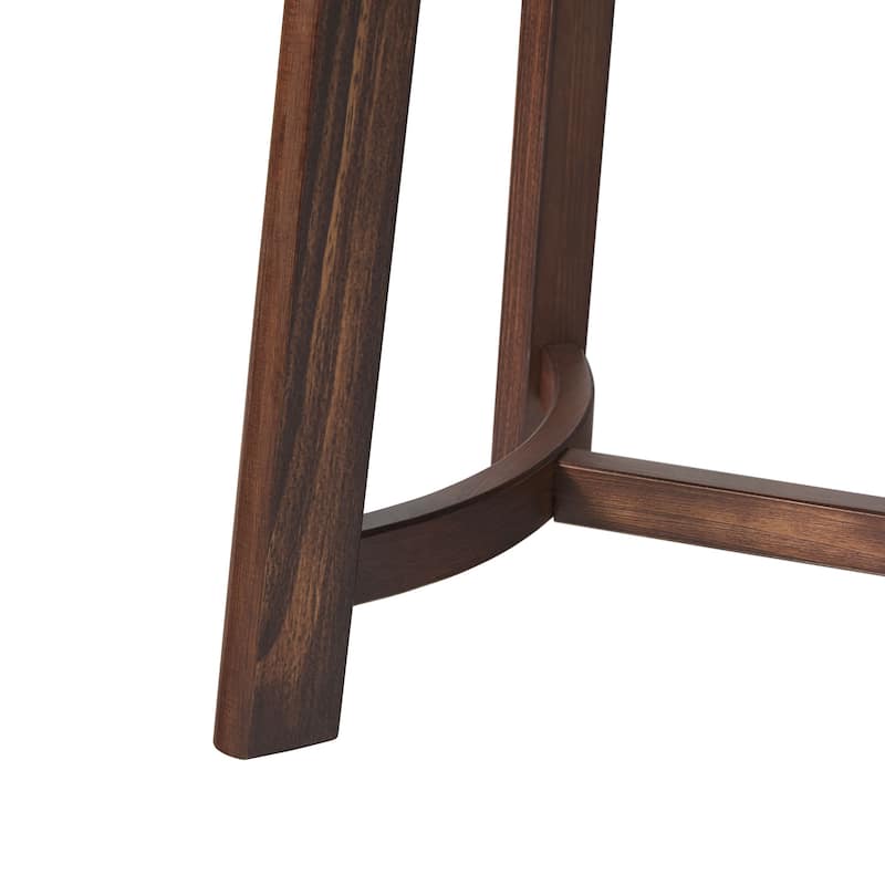 Walker Edison Modern Farmhouse Solid Wood Square Side Table
