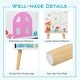 preview thumbnail 6 of 7, Costway Kids Dollhouse Bookshelf Toddler Book & Toy Storage Display - See Details