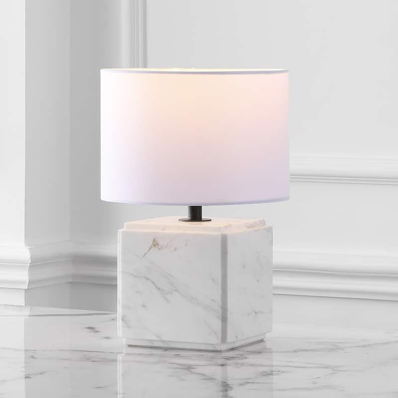 SAFAVIEH Couture Zahra Marble Table Lamp - 10"W x 10"D x 15"H